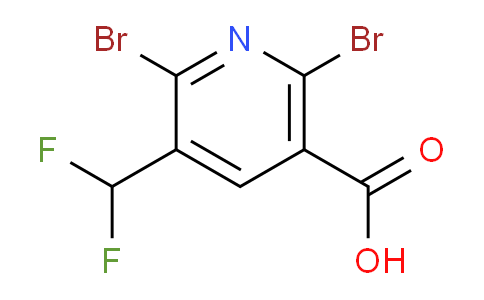 AM224233 | 1806790-95-3 | 2,6-Dibromo-3-(difluoromethyl)pyridine-5-carboxylic acid