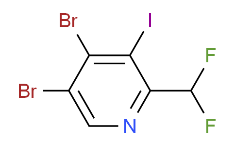 4,5-Dibromo-2-(difluoromethyl)-3-iodopyridine