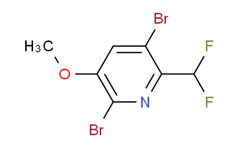3,6-Dibromo-2-(difluoromethyl)-5-methoxypyridine