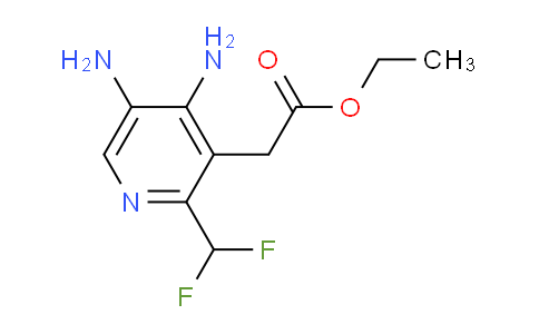 Ethyl 4,5-diamino-2-(difluoromethyl)pyridine-3-acetate