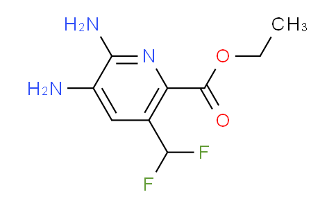 Ethyl 2,3-diamino-5-(difluoromethyl)pyridine-6-carboxylate