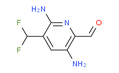 2,5-Diamino-3-(difluoromethyl)pyridine-6-carboxaldehyde