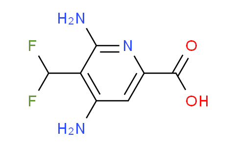 2,4-Diamino-3-(difluoromethyl)pyridine-6-carboxylic acid