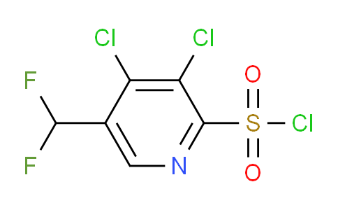 3,4-Dichloro-5-(difluoromethyl)pyridine-2-sulfonyl chloride
