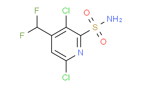 3,6-Dichloro-4-(difluoromethyl)pyridine-2-sulfonamide