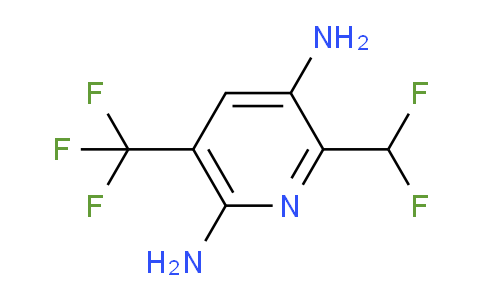 3,6-Diamino-2-(difluoromethyl)-5-(trifluoromethyl)pyridine