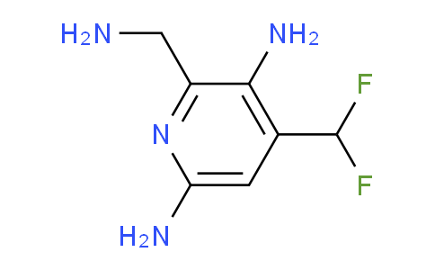 2-(Aminomethyl)-3,6-diamino-4-(difluoromethyl)pyridine