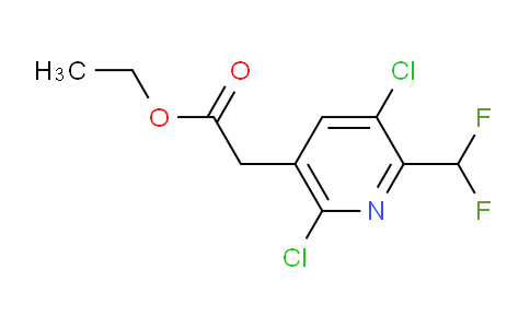 Ethyl 3,6-dichloro-2-(difluoromethyl)pyridine-5-acetate