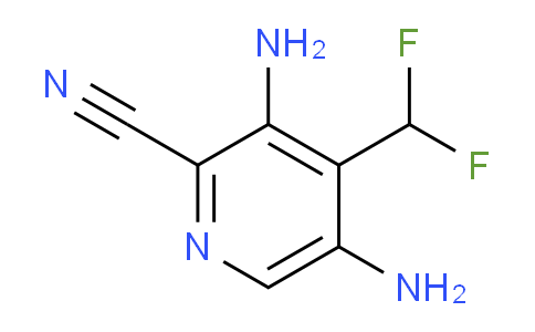 2-Cyano-3,5-diamino-4-(difluoromethyl)pyridine