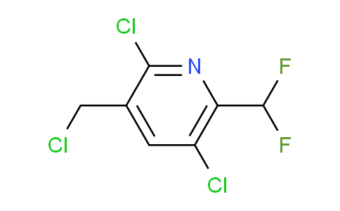 3-(Chloromethyl)-2,5-dichloro-6-(difluoromethyl)pyridine