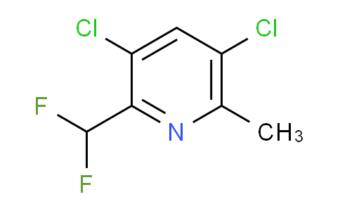 3,5-Dichloro-2-(difluoromethyl)-6-methylpyridine