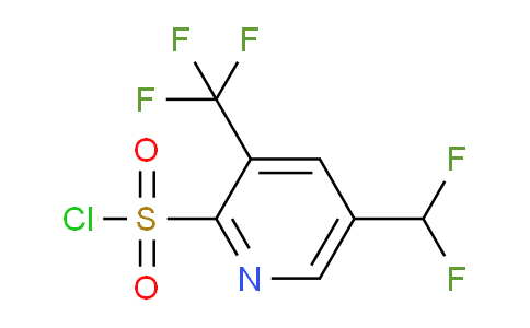 5-(Difluoromethyl)-3-(trifluoromethyl)pyridine-2-sulfonyl chloride