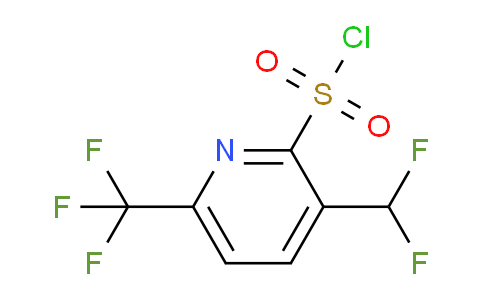 3-(Difluoromethyl)-6-(trifluoromethyl)pyridine-2-sulfonyl chloride