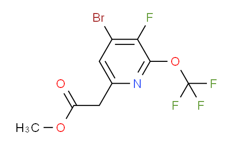 AM22432 | 1804575-49-2 | Methyl 4-bromo-3-fluoro-2-(trifluoromethoxy)pyridine-6-acetate