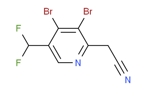 AM224322 | 1805319-06-5 | 3,4-Dibromo-5-(difluoromethyl)pyridine-2-acetonitrile