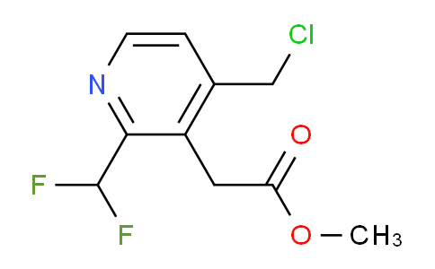 Methyl 4-(chloromethyl)-2-(difluoromethyl)pyridine-3-acetate