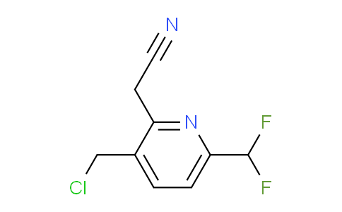 AM224344 | 1805304-25-9 | 3-(Chloromethyl)-6-(difluoromethyl)pyridine-2-acetonitrile