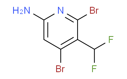 6-Amino-2,4-dibromo-3-(difluoromethyl)pyridine
