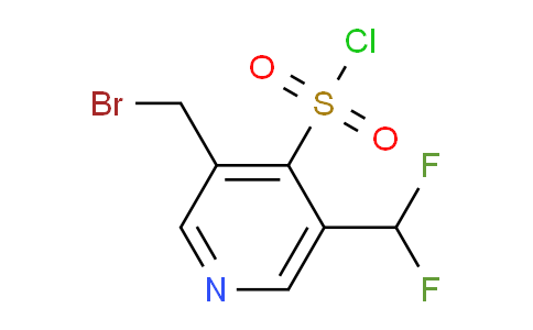 3-(Bromomethyl)-5-(difluoromethyl)pyridine-4-sulfonyl chloride