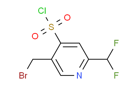 5-(Bromomethyl)-2-(difluoromethyl)pyridine-4-sulfonyl chloride