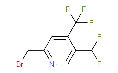 2-(Bromomethyl)-5-(difluoromethyl)-4-(trifluoromethyl)pyridine