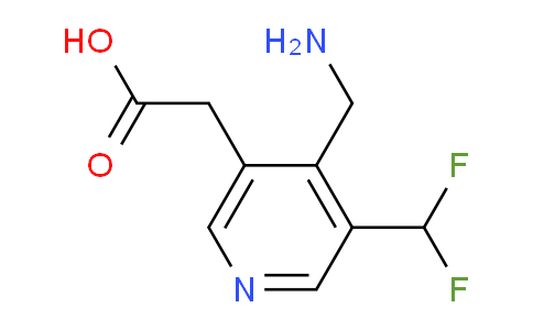 4-(Aminomethyl)-3-(difluoromethyl)pyridine-5-acetic acid