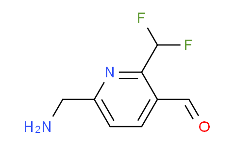 6-(Aminomethyl)-2-(difluoromethyl)pyridine-3-carboxaldehyde