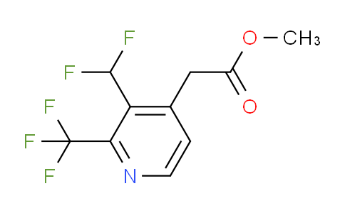 Methyl 3-(difluoromethyl)-2-(trifluoromethyl)pyridine-4-acetate