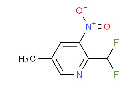 2-(Difluoromethyl)-5-methyl-3-nitropyridine