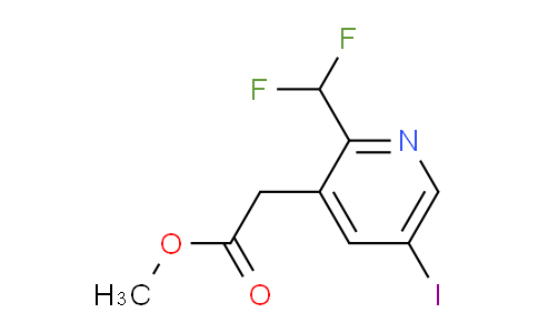 AM224509 | 1805320-80-2 | Methyl 2-(difluoromethyl)-5-iodopyridine-3-acetate