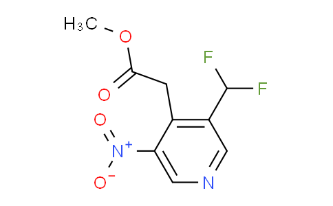 AM224547 | 1805299-55-1 | Methyl 3-(difluoromethyl)-5-nitropyridine-4-acetate