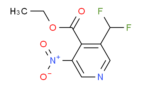 AM224553 | 1805918-62-0 | Ethyl 3-(difluoromethyl)-5-nitropyridine-4-carboxylate