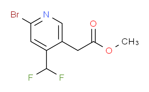 Methyl 2-bromo-4-(difluoromethyl)pyridine-5-acetate