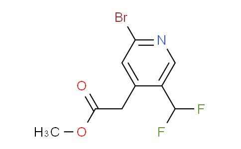 AM224593 | 1805303-24-5 | Methyl 2-bromo-5-(difluoromethyl)pyridine-4-acetate