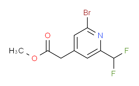 AM224594 | 1804703-11-4 | Methyl 2-bromo-6-(difluoromethyl)pyridine-4-acetate