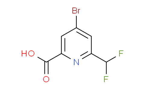 AM224601 | 1805297-23-7 | 4-Bromo-2-(difluoromethyl)pyridine-6-carboxylic acid