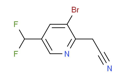 AM224606 | 1805295-87-7 | 3-Bromo-5-(difluoromethyl)pyridine-2-acetonitrile