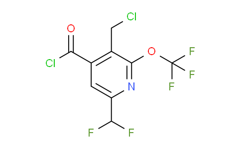 AM224637 | 1805183-17-8 | 3-(Chloromethyl)-6-(difluoromethyl)-2-(trifluoromethoxy)pyridine-4-carbonyl chloride