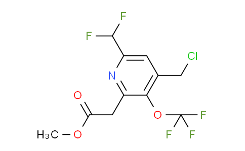 AM224647 | 1805283-14-0 | Methyl 4-(chloromethyl)-6-(difluoromethyl)-3-(trifluoromethoxy)pyridine-2-acetate