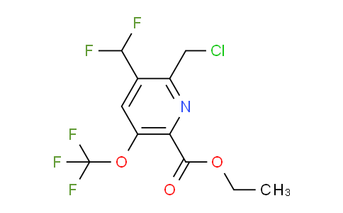 AM224655 | 1804367-82-5 | Ethyl 2-(chloromethyl)-3-(difluoromethyl)-5-(trifluoromethoxy)pyridine-6-carboxylate