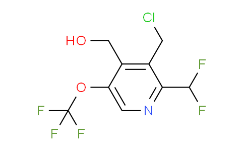 AM224660 | 1804656-50-5 | 3-(Chloromethyl)-2-(difluoromethyl)-5-(trifluoromethoxy)pyridine-4-methanol