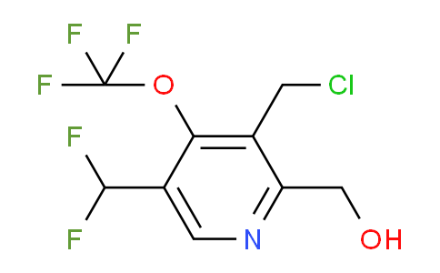 3-(Chloromethyl)-5-(difluoromethyl)-4-(trifluoromethoxy)pyridine-2-methanol