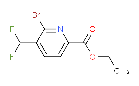 AM224665 | 1806771-27-6 | Ethyl 2-bromo-3-(difluoromethyl)pyridine-6-carboxylate