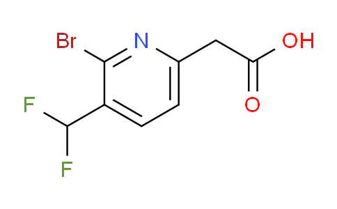 2-Bromo-3-(difluoromethyl)pyridine-6-acetic acid