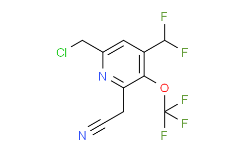 AM224673 | 1804366-69-5 | 6-(Chloromethyl)-4-(difluoromethyl)-3-(trifluoromethoxy)pyridine-2-acetonitrile