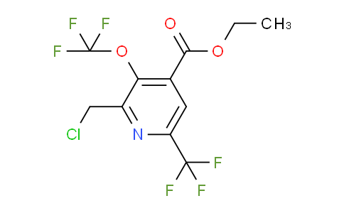 AM224691 | 1804758-30-2 | Ethyl 2-(chloromethyl)-3-(trifluoromethoxy)-6-(trifluoromethyl)pyridine-4-carboxylate