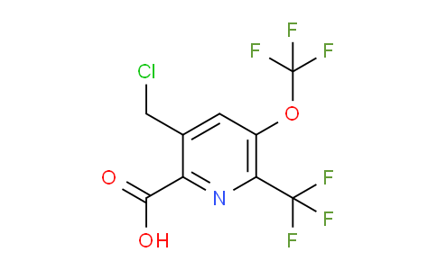 AM224700 | 1805160-47-7 | 3-(Chloromethyl)-5-(trifluoromethoxy)-6-(trifluoromethyl)pyridine-2-carboxylic acid