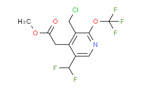 AM224707 | 1806787-03-0 | Methyl 3-(chloromethyl)-5-(difluoromethyl)-2-(trifluoromethoxy)pyridine-4-acetate