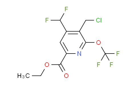 AM224710 | 1806780-13-1 | Ethyl 3-(chloromethyl)-4-(difluoromethyl)-2-(trifluoromethoxy)pyridine-6-carboxylate