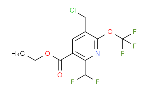 AM224711 | 1805948-32-6 | Ethyl 3-(chloromethyl)-6-(difluoromethyl)-2-(trifluoromethoxy)pyridine-5-carboxylate